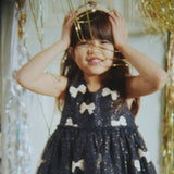 Konges Slojd - Tiulowa sukienka Yvonne, bowie night sky sequin