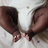 Konges Slojd - Body niemowlęce z bawełny organicznej Lemon