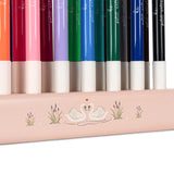 Konges Slojd - Zestaw 24 markerów w drewnianym bloku, mizumi big