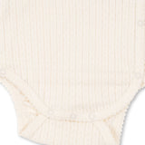 Konges Slojd - Kopertowe body z bawełny organicznej Minnie Antique white