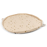 Konges Slojd - Pikowany koc do zabawy i przechowywania zabawek Lemon