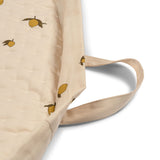 Konges Slojd - Pikowany koc do zabawy i przechowywania zabawek Lemon