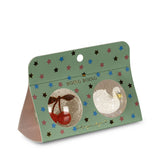 Konges Slojd - Zestaw kauczukowych piłeczek do odbijania Cherry/swan