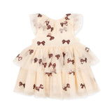 Konges Slojd - Tiulowa sukienka Yvonne, bowie red