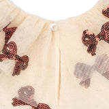 Konges Slojd - Tiulowa sukienka Yvonne, bowie red