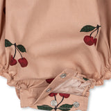 Konges Slojd - Rampers z bawełny organicznej Ma Grande Cerise Blush