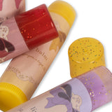 Konges Slojd - Zestaw nawilżających pomadek z delikatnym brokatem