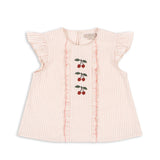 Konges Slojd - Koszulka Ellie Frill Peony Stripe