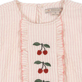 Konges Slojd - Koszulka Ellie Frill Peony Stripe