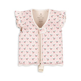 Konges Slojd - Kamizelka wypornościowa do pływania AVERY Cherry Pink Motif