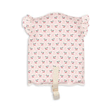 Konges Slojd - Kamizelka wypornościowa do pływania AVERY Cherry Pink Motif