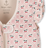 Konges Slojd - Kamizelka wypornościowa do pływania AVERY Cherry Pink Motif