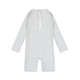 Konges Slojd - Kostium kąpielowy z długim rękawem Tea Stripe