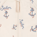 Konges Slojd - Kostium kąpielowy z długimi rękawami ASTER Rock My Boat