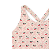 Konges Slojd - Kostium kąpielowy Marle Cherry Pink Motif