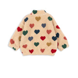 Konges Slojd - Ciepła kurtka teddy z kapturem i miękką podszewką Jody, Bon Coeur Colore