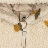 Konges Slojd - Polarowy kombinezon niemowlęcy z kapturem Jody Teddy, Mon Grand Citron