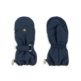 Konges Slojd – Wytrzymałe i ciepłe dziecięce rękawiczki z ociepleniem i podszewką z polaru Nohr, mood indigo