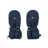 Konges Slojd – Wytrzymałe i ciepłe dziecięce rękawiczki z ociepleniem i podszewką z polaru Nohr, mood indigo
