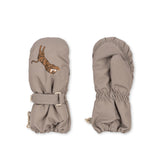 Konges Slojd – Wytrzymałe i ciepłe dziecięce rękawiczki z ociepleniem i podszewką z polaru Nohr, laurel oak