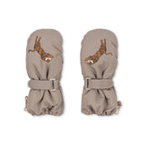 Konges Slojd – Wytrzymałe i ciepłe dziecięce rękawiczki z ociepleniem i podszewką z polaru Nohr, laurel oak