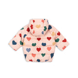 Konges Slojd - Zimowa kurtka z ociepleniem Nuka, coeur rose coloré