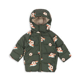 Konges Slojd - Zimowa kurtka z ociepleniem Nuka, green/kick it