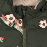 Konges Slojd - Zimowa kurtka z ociepleniem Nuka, green/kick it