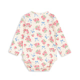 Konges Slojd - Body niemowlęce z długim rękawem z bawełny organicznej, bella rosita