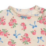 Konges Slojd - Body niemowlęce z długim rękawem z bawełny organicznej, bella rosita