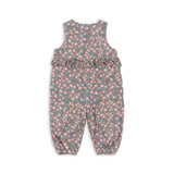 Konges Slojd - Sztruksowy rampers niemowlęcy z falbankami, kyoto