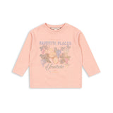 Konges Slojd - Longsleve dziecięcy z bawełny organicznej i lnu Era, il frutteto