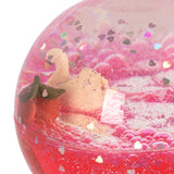 Konges Slojd – Przezroczysta piłka sensoryczna z konfetti, cherry