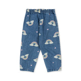 Konges Slojd - Spodnie jeansowe z bawełny organicznej Magot, rainbow