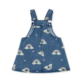 Konges Slojd - Sukienka jeansowa z bawełny organicznej Magot, rainbow