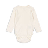 Konges Slojd - Body niemowlęce z ażurowym wzorem Minnie, antique white