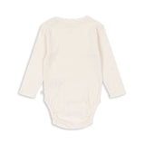 Konges Slojd - Body niemowlęce z ażurowym wzorem Minnie, antique white