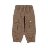 Konges Slojd - Luźne spodnie z kieszeniami Peppe, shitake