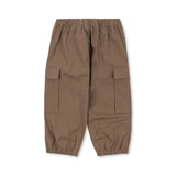 Konges Slojd - Luźne spodnie z kieszeniami Peppe, shitake