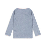 Konges Slojd – Bluzka prążkowana z połyskiem Roli, purple impression