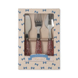 Konges Slojd - Błyszczący zestaw sztućców, blush