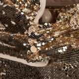 Konges Slojd - Cekinowy, wyjątkowy wózek z gondolą dla lalek