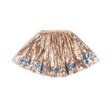 Konges Slojd - Spódniczka cekinowa z bawełnianą podszewką, brazillian sand