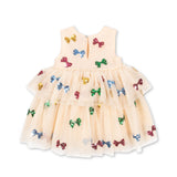 Konges Slojd - Tiulowa sukienka Yvonne, bow coloré