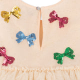 Konges Slojd - Tiulowa sukienka Yvonne, bow coloré