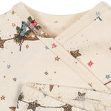 Konges Slojd - Bawełniany zestaw niemowlęcy: body kopertowe i legginsy, Luna