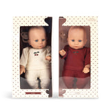 Konges Slojd - Zestaw lalek bliźniaków Bobo i Bobbie