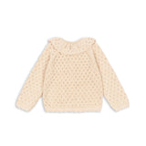 Konges Slojd - Dziewczęcy sweterek świąteczny Holiday, Buttercream