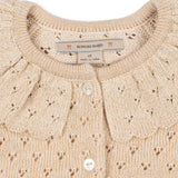 Konges Slojd - Dziewczęcy sweterek świąteczny Holiday, Buttercream