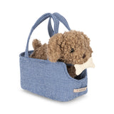 Konges Slojd – Pluszowy piesek Lulu z koszyczkiem